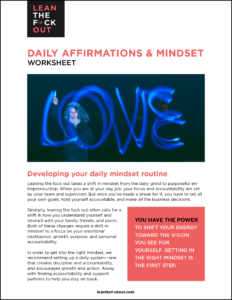 Daily Affirmations & Mindset Worksheet