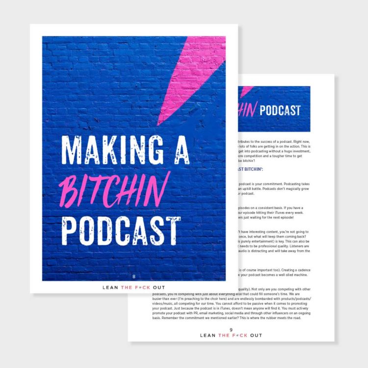 Podcast Launch Kit - Sample of Product